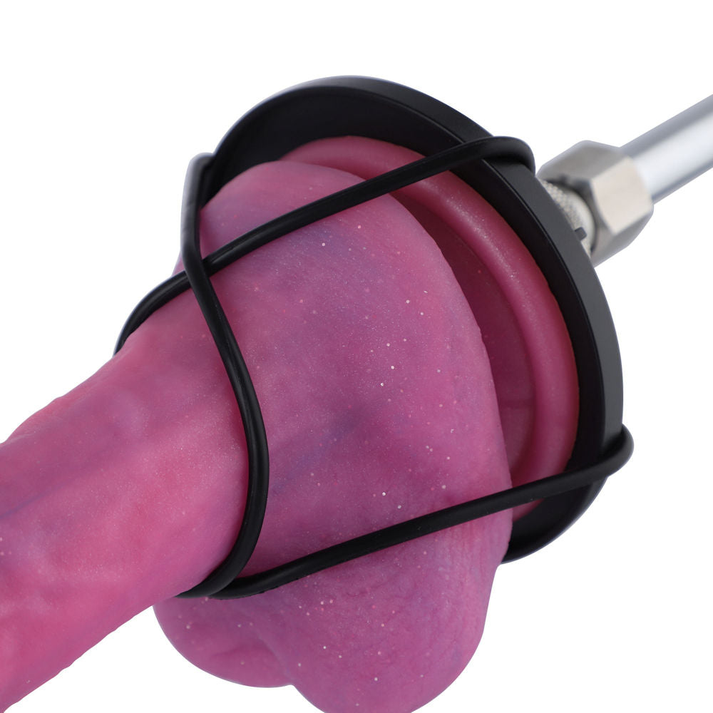 HiSmith Suction Cup Adapter with Rubber Bands – Accessory for Non-Suction Dildos > Sex Toys > Sex Machines > Connectors - Tophatter Daily Deals