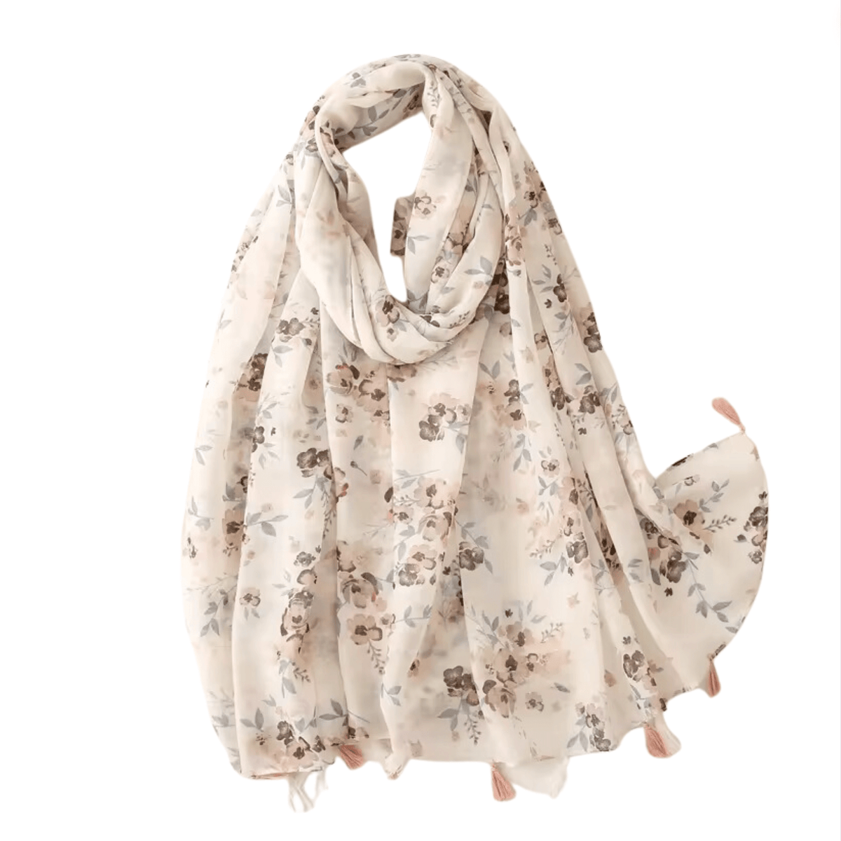 Delicate Vintage Rose Scarf Multi Scarves - Tophatter Daily Deals