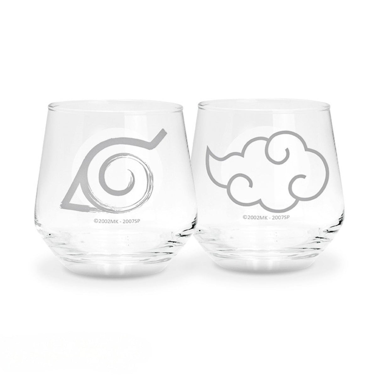 Naruto - Konoha & Akatsuki Glass Set Glassware - Tophatter Daily Deals