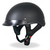 Hot Leathers D.O.T. Flat Black Matte Finish Motorcycle Helmet Helmet DOT - Tophatter Daily Deals