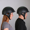 Hot Leathers D.O.T. Flat Black Matte Finish Motorcycle Helmet Helmet DOT - Tophatter Daily Deals