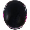 Hot Leathers D.O.T. Lady Rider w/ Roses Gloss Black Finish Motorcycle Helmet Helmet DOT - Tophatter Daily Deals