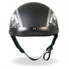 Hot Leathers D.O.T. American Eagle Matte Black Motorcycle Helmet Helmet DOT - Tophatter Daily Deals