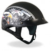 Hot Leathers D.O.T. American Eagle Matte Black Motorcycle Helmet Helmet DOT - Tophatter Daily Deals