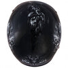 Hot Leathers D.O.T. Electric Skull Gloss Black Finish Motorcycle Helmet Helmet DOT - Tophatter Daily Deals