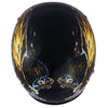 Hot Leathers D.O.T. USA Eagle Gloss Black Finish Motorcycle Helmet Helmet DOT - Tophatter Daily Deals