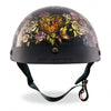 Hot Leathers D.O.T. Key Lock Heart Gloss Black Finish Motorcycle Helmet Helmet DOT - Tophatter Daily Deals