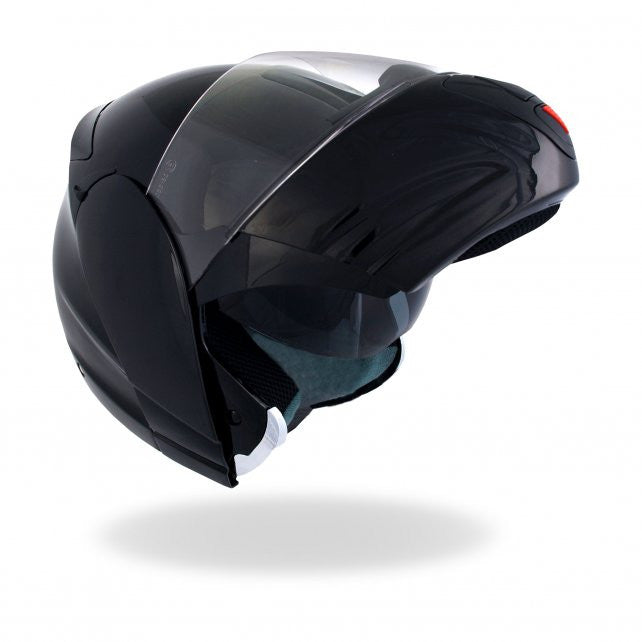 Hot Leathers D.O.T. Convertible Full Face Helmet w/ Sun Shield Helmet DOT - Tophatter Daily Deals