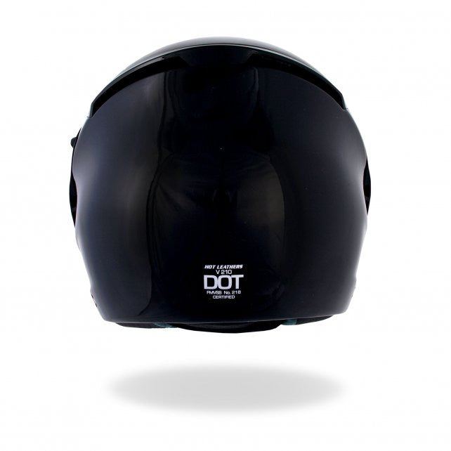 Hot Leathers D.O.T. Convertible Full Face Helmet w/ Sun Shield Helmet DOT - Tophatter Daily Deals