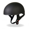 Hot Leathers D.O.T. Matte Black Motorcycle Helmet w/ Drop Down Visor Helmet DOT - Tophatter Daily Deals