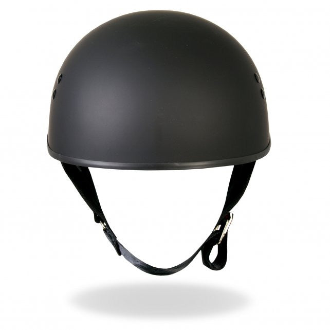 Hot Leathers D.O.T. Matte Black Motorcycle Helmet w/ Drop Down Visor Helmet DOT - Tophatter Daily Deals