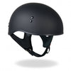 Hot Leathers D.O.T. Matte Black Motorcycle Helmet w/ Drop Down Visor Helmet DOT - Tophatter Daily Deals