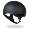 Hot Leathers D.O.T. Matte Black Motorcycle Helmet w/ Drop Down Visor Helmet DOT - Tophatter Daily Deals