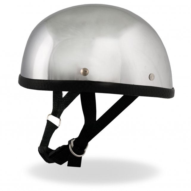 Hot Leathers Eagle Style Chrome Low Profile Novelty Helmet Helmet Novelty - Tophatter Daily Deals