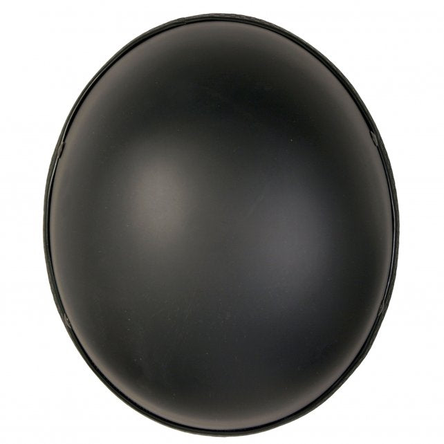 Hot Leathers Turtle Style Matte Black Low Profile Novelty Helmet Dull Helmet Novelty - Tophatter Daily Deals