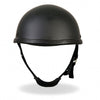 Hot Leathers Eagle Style Matte Black Low Profile Novelty Helmet Dull Helmet Novelty - Tophatter Daily Deals