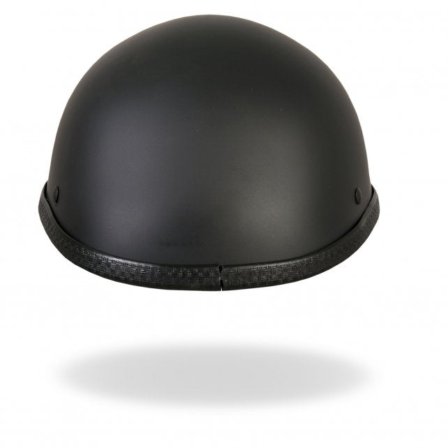 Hot Leathers Eagle Style Matte Black Low Profile Novelty Helmet Dull Helmet Novelty - Tophatter Daily Deals