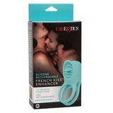 Silicone Rechargeable French Kiss Enhancer – Vibrator with 12 Functions and Flickering Teaser Ring > Cock Ring > Vibrating - Tophatter Daily Deals