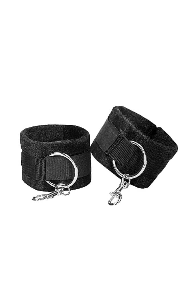 Ouch by Shots Toys - Black & White - Velcro Hogtie with Hand & Ankle Cuffs - Black BDSM - Tophatter Daily Deals