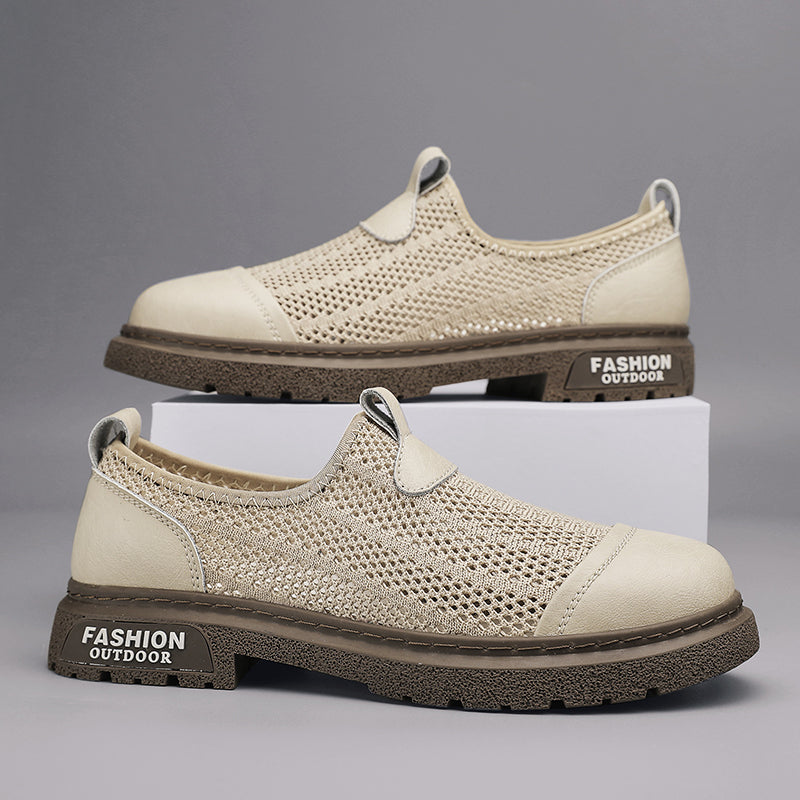 Hollow Out Slip on Men's Loafers Men Shoes - Tophatter Daily Deals