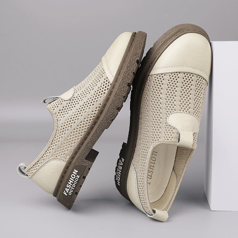 Hollow Out Slip on Men's Loafers Men Shoes - Tophatter Daily Deals