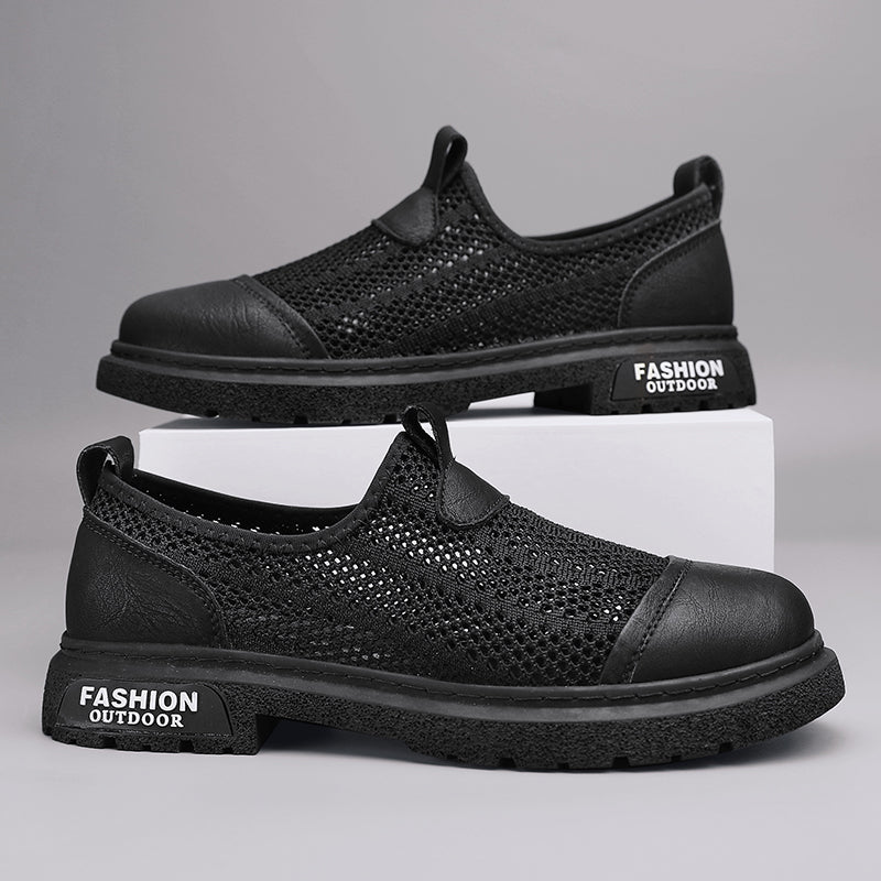 Hollow Out Slip on Men's Loafers Men Shoes - Tophatter Daily Deals