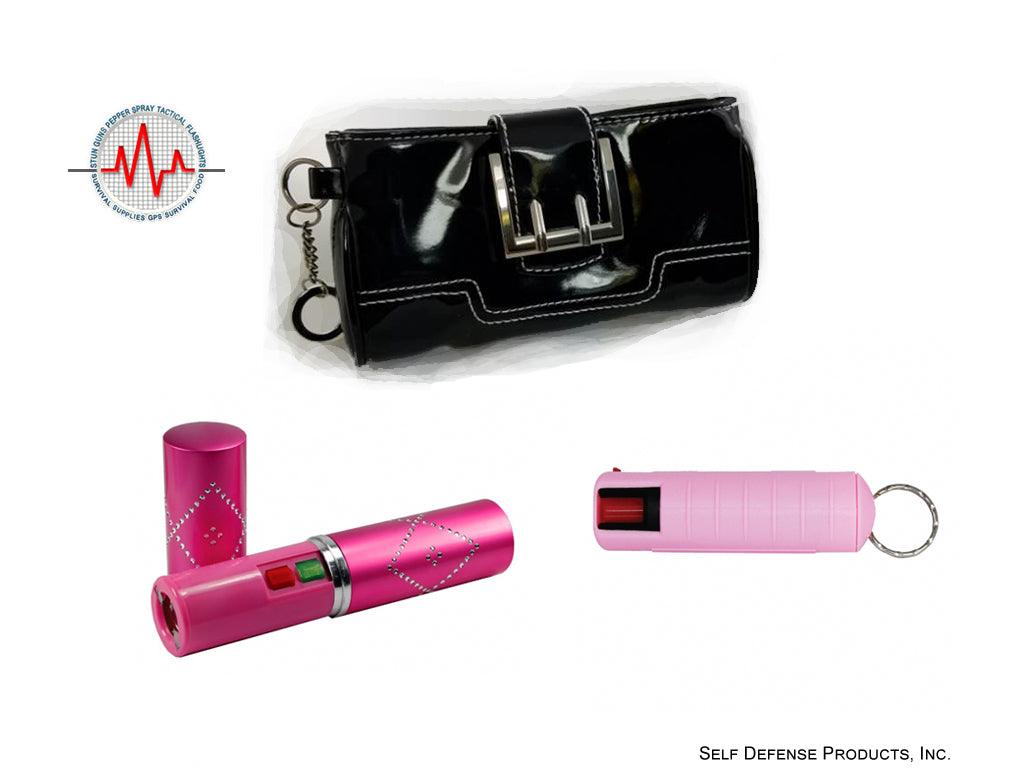 Womens Purse Wallet Pink Self Defense Package Self Defense - Tophatter Daily Deals