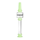 Honeycomb Diffuser Dab Straw Opaque Green Glass Dab Straws - Tophatter Daily Deals