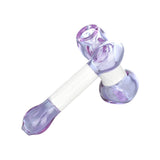 Honeycomb Hype Sidecar Bubbler Purple & White Bubblers - Tophatter Daily Deals