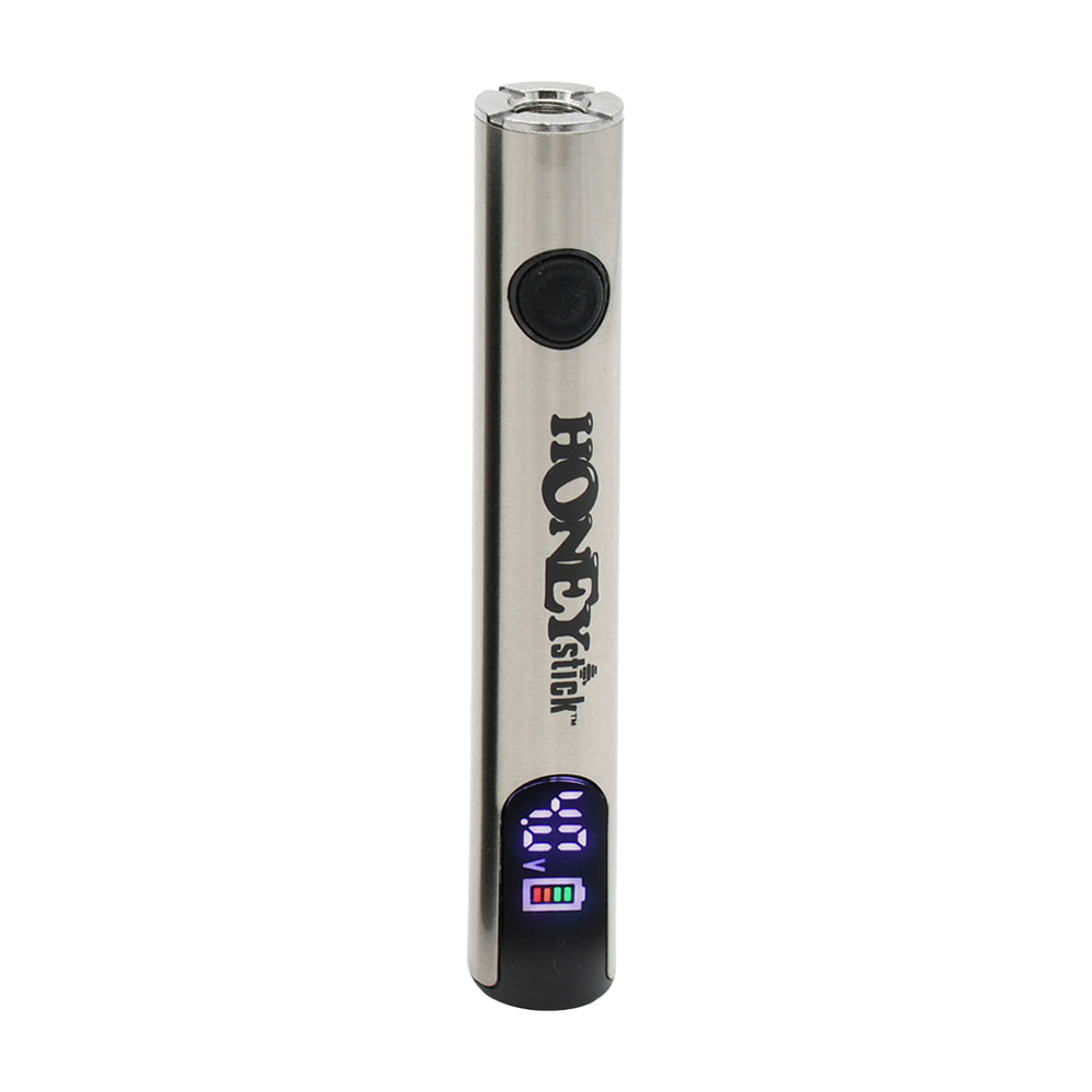 HoneyStick Digital 510 Cartridge Battery Silver Metal Vaporizers - Tophatter Daily Deals