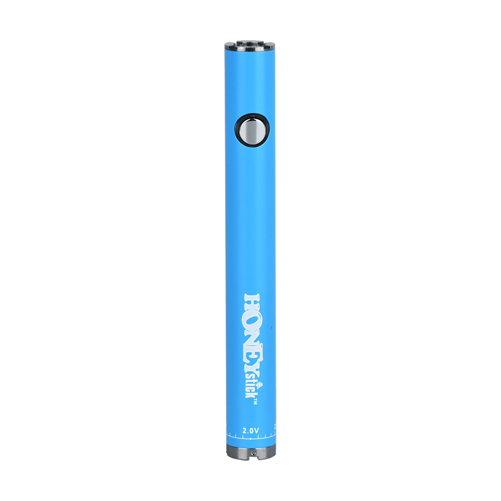 HoneyStick Twist 510 Cartridge Battery Light Blue Metal Vaporizers - Tophatter Daily Deals
