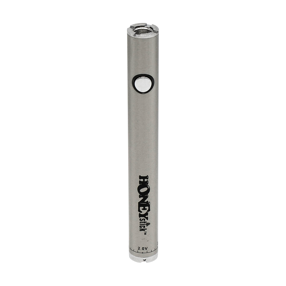 HoneyStick Twist 510 Cartridge Battery Silver Metal Vaporizers - Tophatter Daily Deals