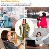 Hoodie Blanket Snuggle Robe Women's Loungewear - Tophatter Daily Deals