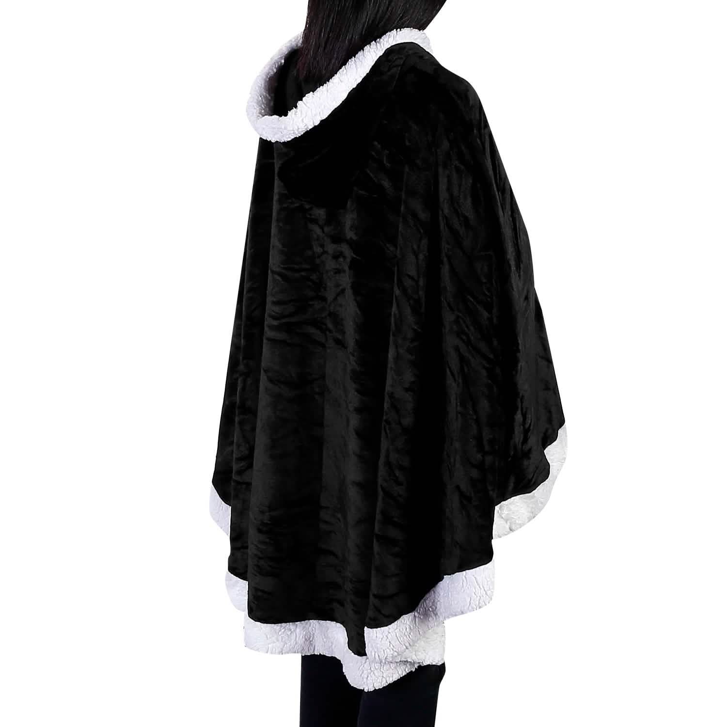 Hoodie Blanket Snuggle Robe Women's Loungewear - Tophatter Daily Deals