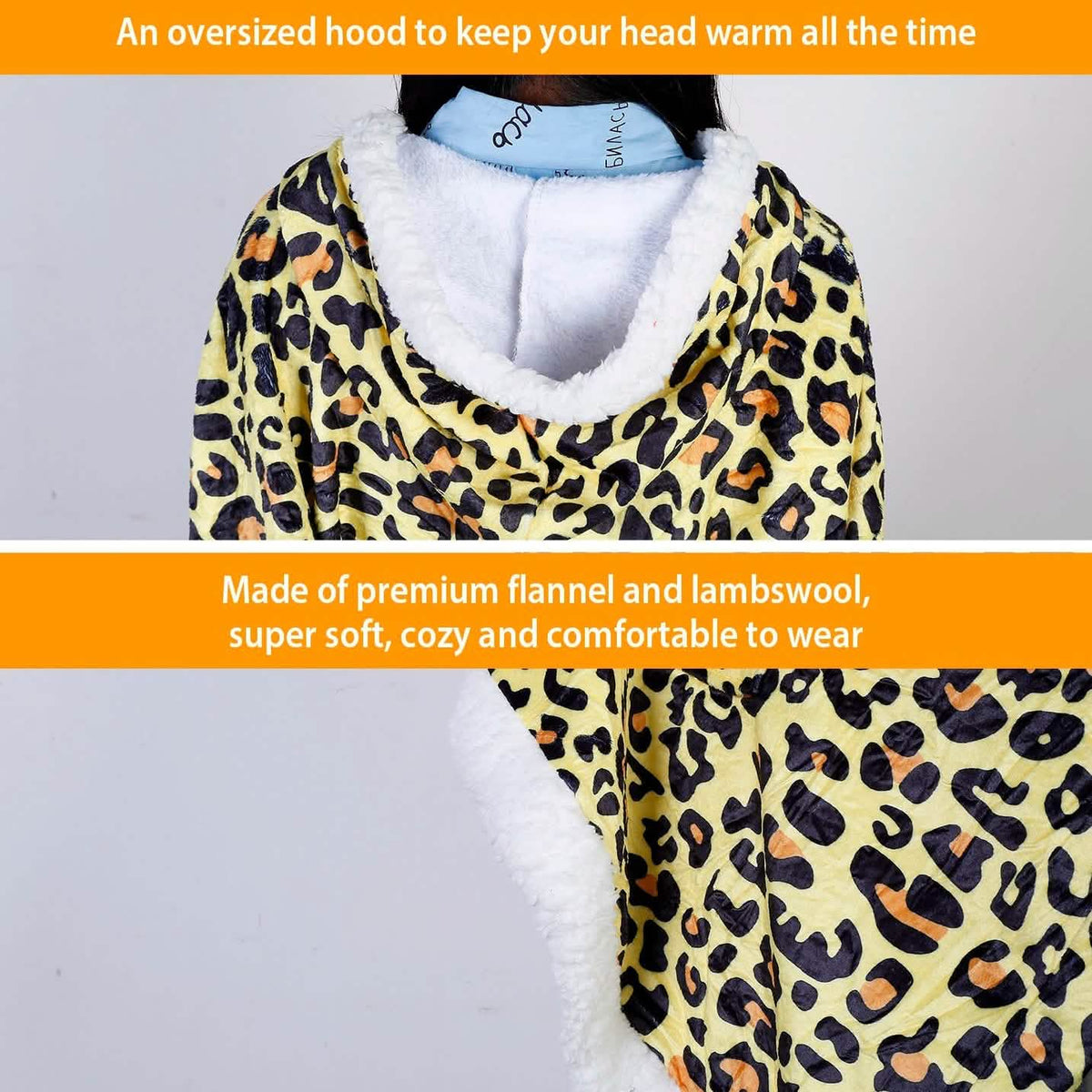 Hoodie Blanket Snuggle Robe Women's Loungewear - Tophatter Daily Deals