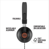 House of Marley Positive Vibration 2 Over-Ear Wired Headphones Over-Ear Headphones - Tophatter Daily Deals