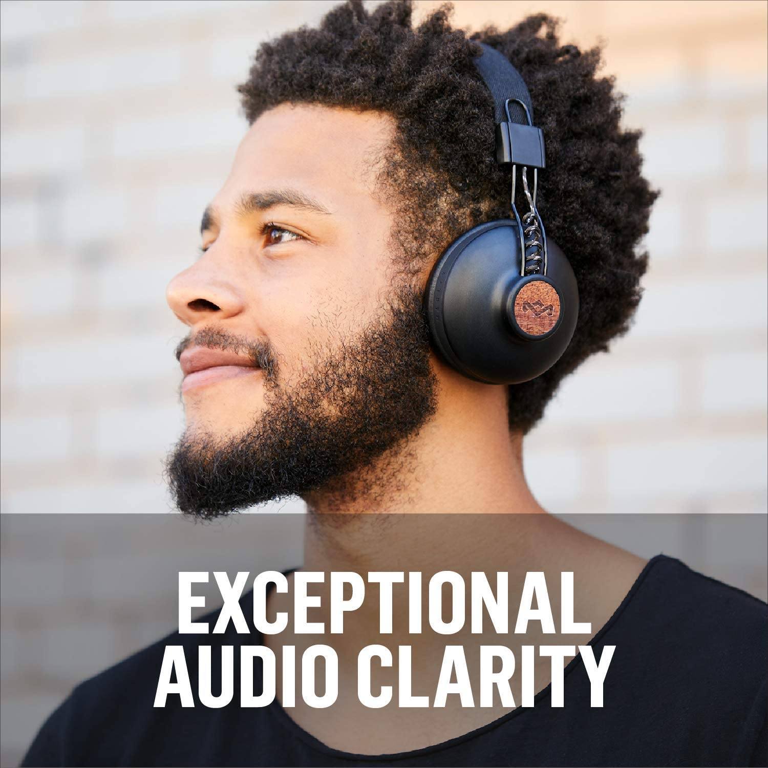 House of Marley Positive Vibration 2 Over-Ear Wired Headphones Over-Ear Headphones - Tophatter Daily Deals