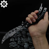 Howl Balisong Metal Butterfly Knife Game Prop - Tophatter Daily Deals