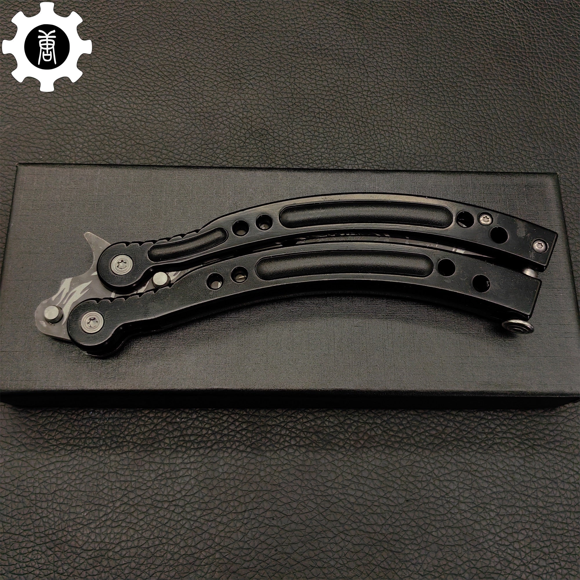 Howl Balisong Metal Butterfly Knife Game Prop - Tophatter Daily Deals