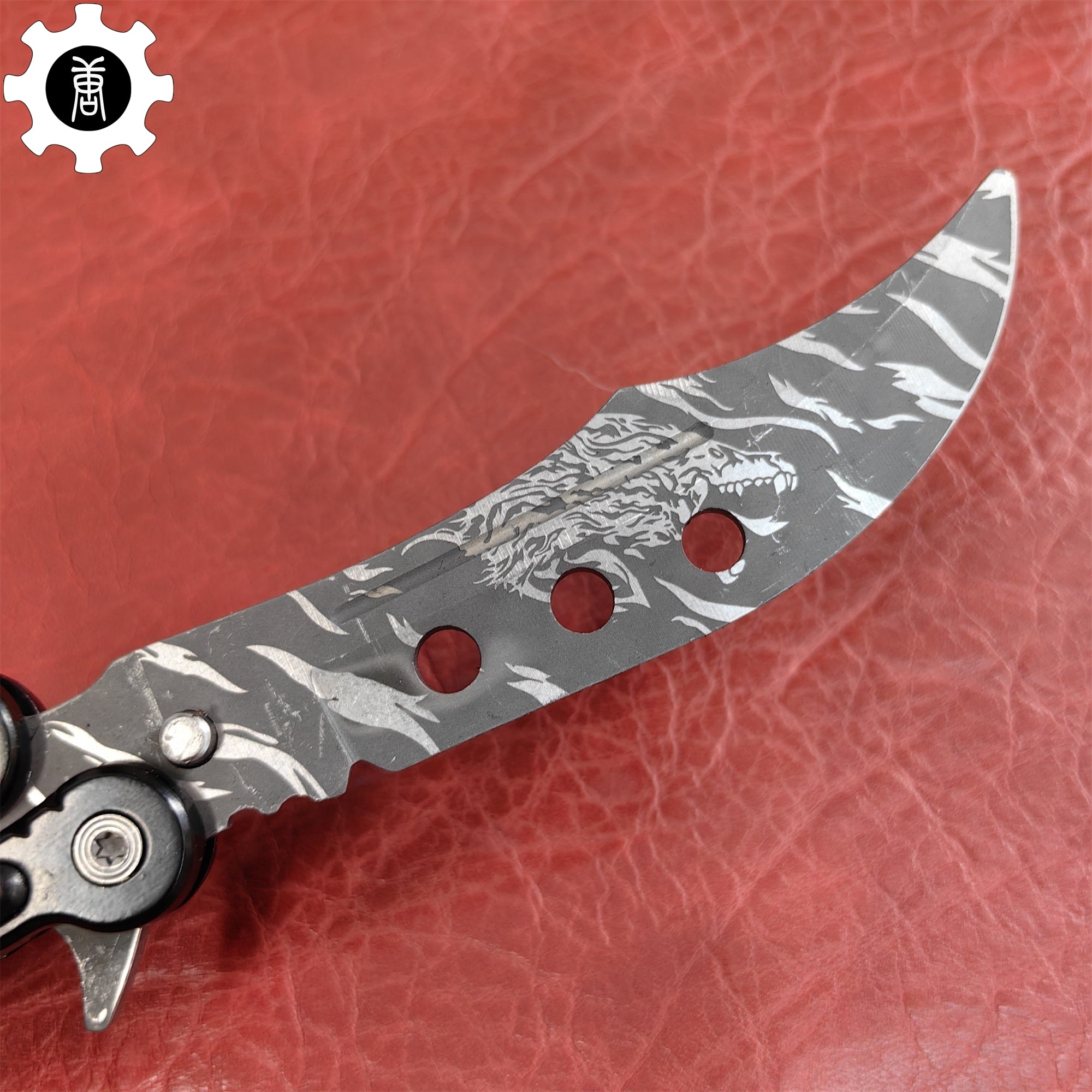 Howl Balisong Metal Butterfly Knife Game Prop - Tophatter Daily Deals