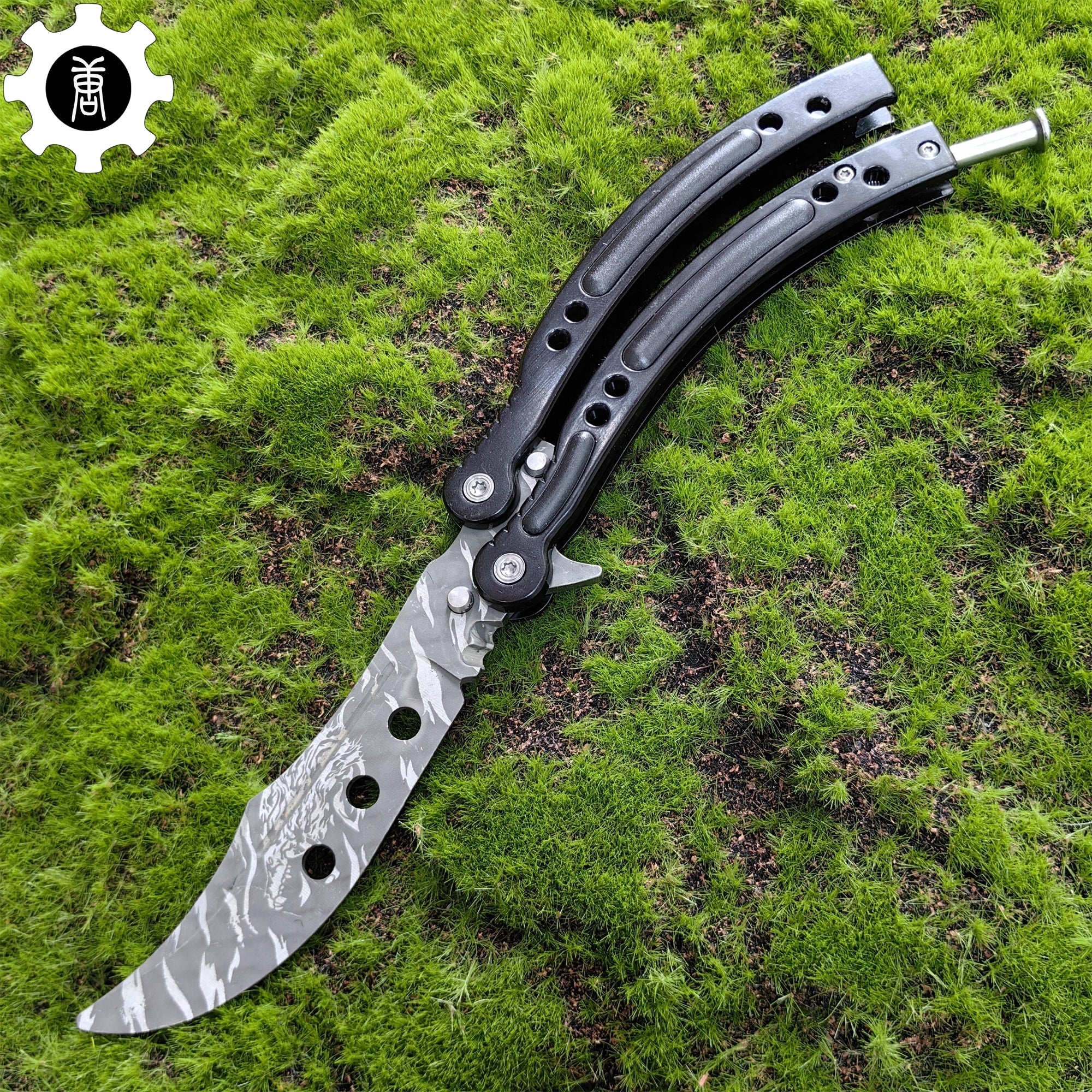 Howl Balisong Metal Butterfly Knife Game Prop - Tophatter Daily Deals