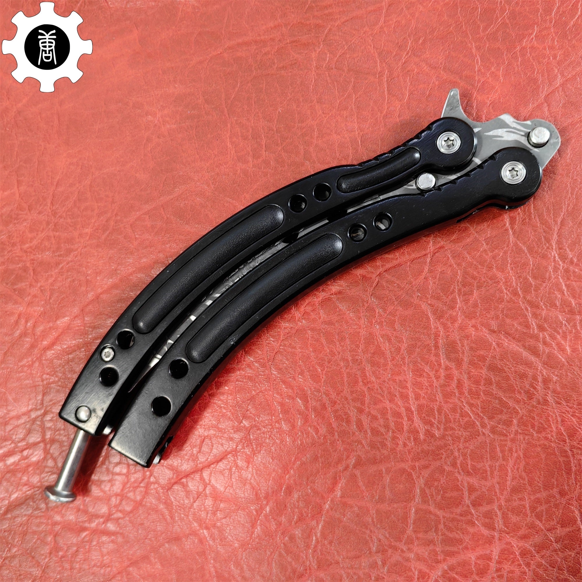 Howl Balisong Metal Butterfly Knife Game Prop - Tophatter Daily Deals