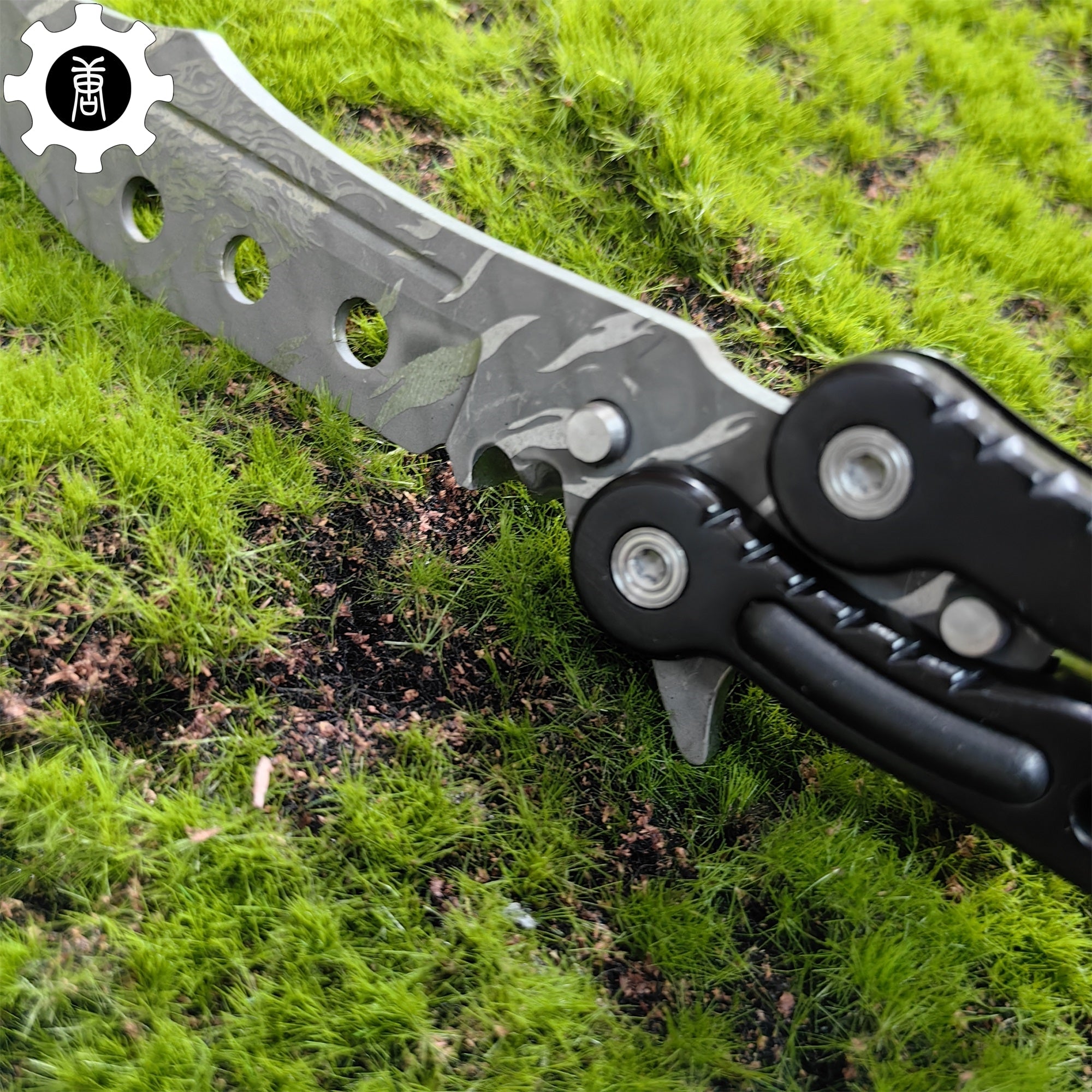 Howl Balisong Metal Butterfly Knife Game Prop - Tophatter Daily Deals