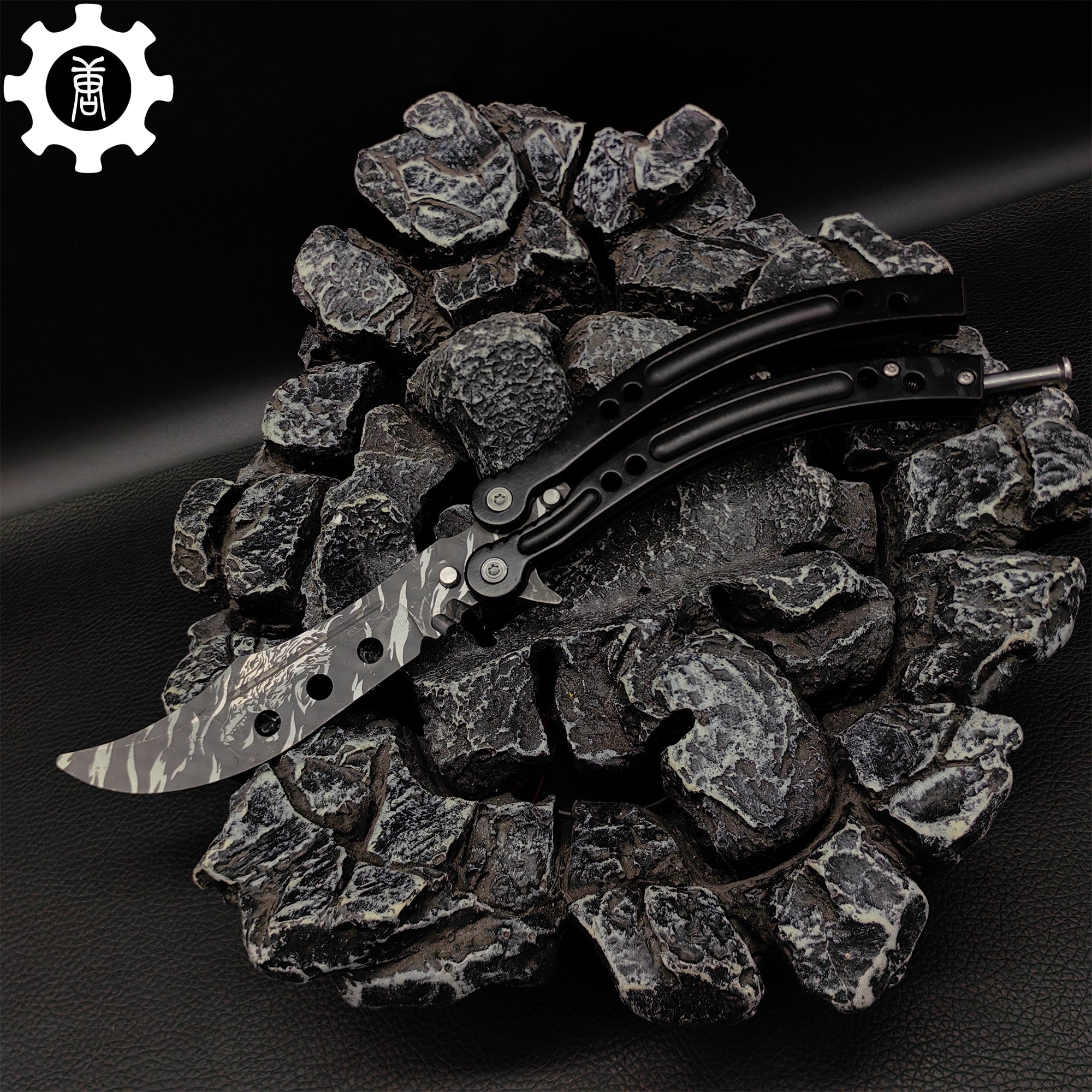 Howl Balisong Metal Butterfly Knife Game Prop - Tophatter Daily Deals