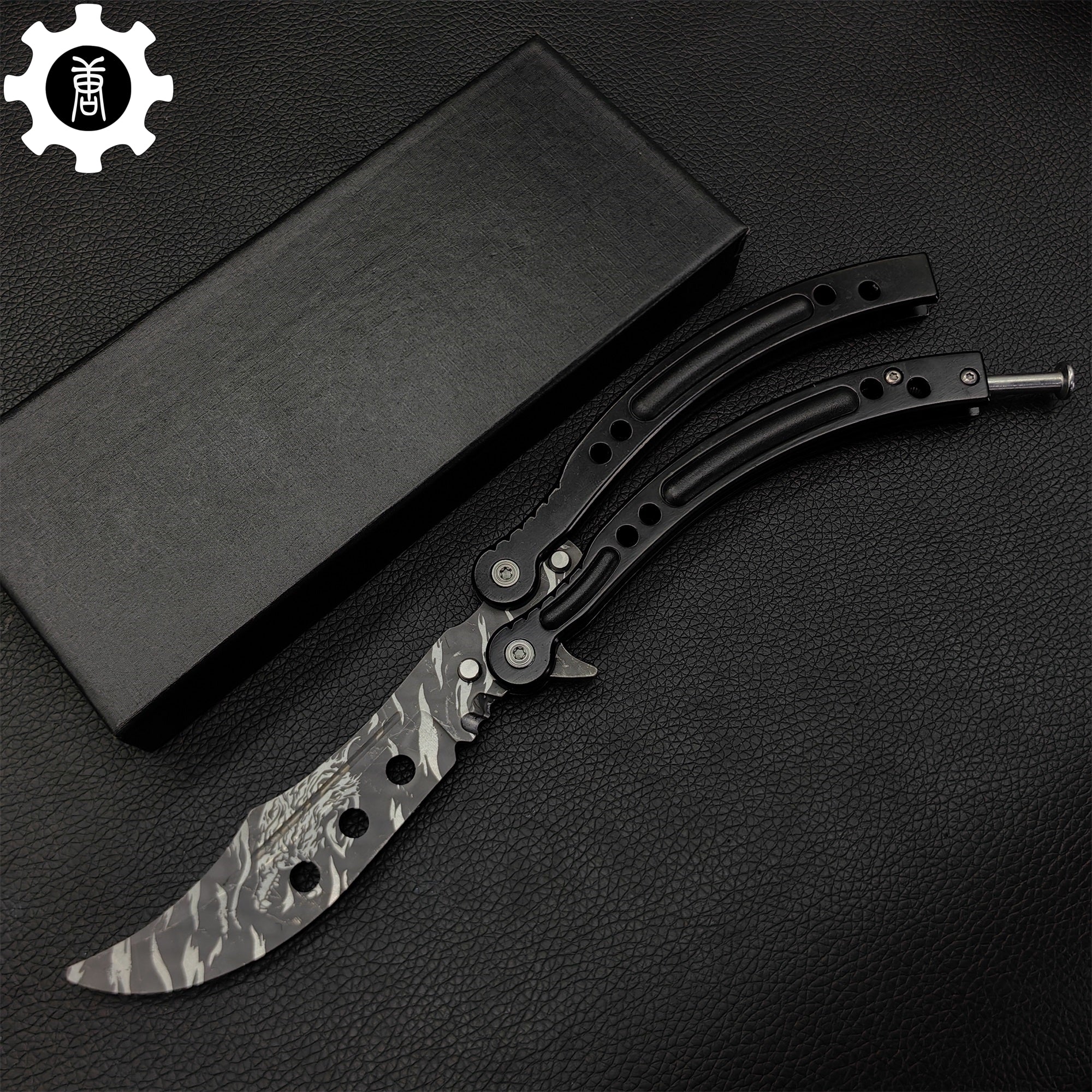 Howl Balisong Metal Butterfly Knife Game Prop - Tophatter Daily Deals