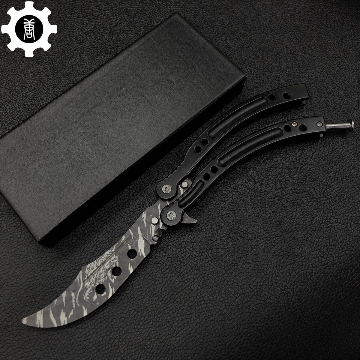 Howl Balisong Metal Butterfly Knife Game Prop - Tophatter Daily Deals