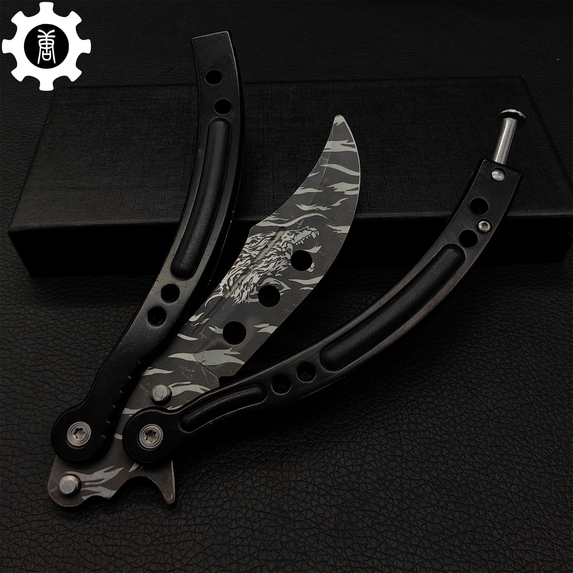 Howl Balisong Metal Butterfly Knife Game Prop - Tophatter Daily Deals