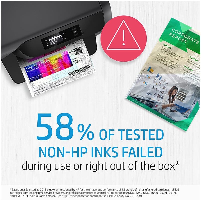 HP 65 Original Ink Cartridge N9K01AN N9K02AN Ink Cartridge - Tophatter Daily Deals