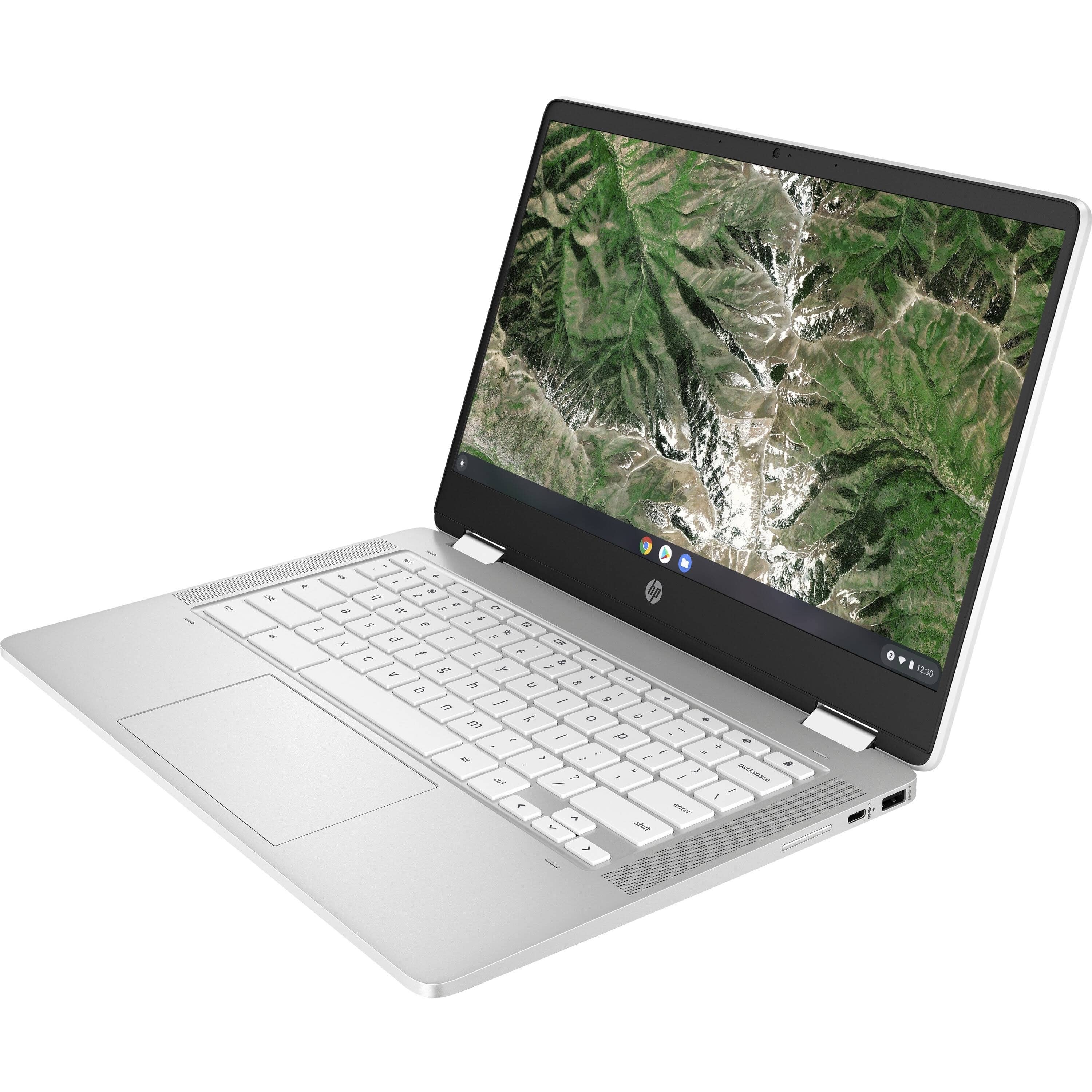 HP Chromebook x360 14 G1 14" 8GB 64GB Touchscreen 2-in-1 Chromebook (Refurbished) HP Chromebook - Tophatter Daily Deals