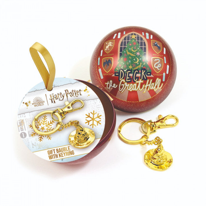 Harry Potter Deck The Great Hall Gift Bauble Inc. Keyring Hanging Ornament - Tophatter Daily Deals